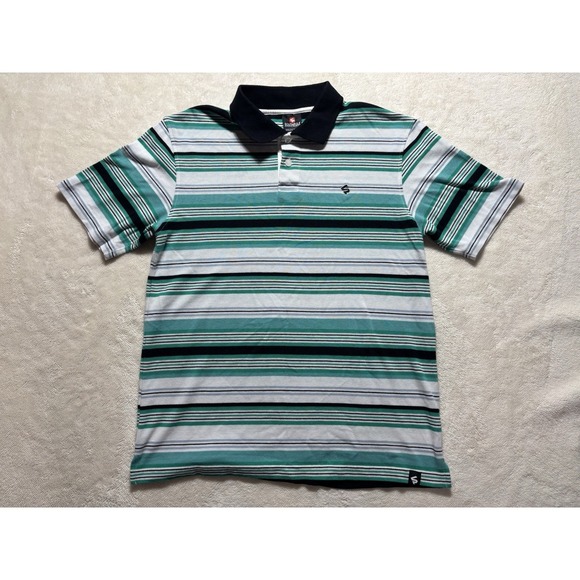 Southpole Other - Southpole Y2K Striped Polo Shirt Size Medium
